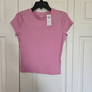 Hollister Pink Seamless Baby Tee